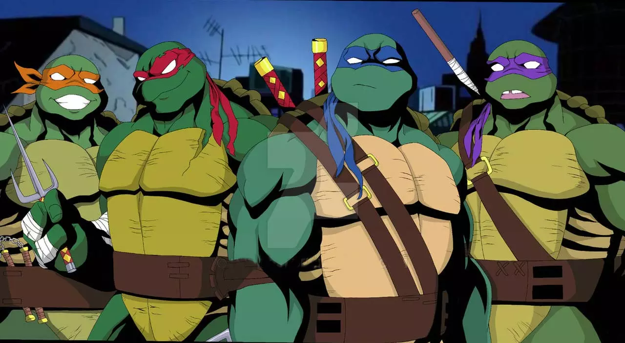 دوناتلو،میکل آنجلو، لئوناردو و رافائل در لاکپشتهای نینجا