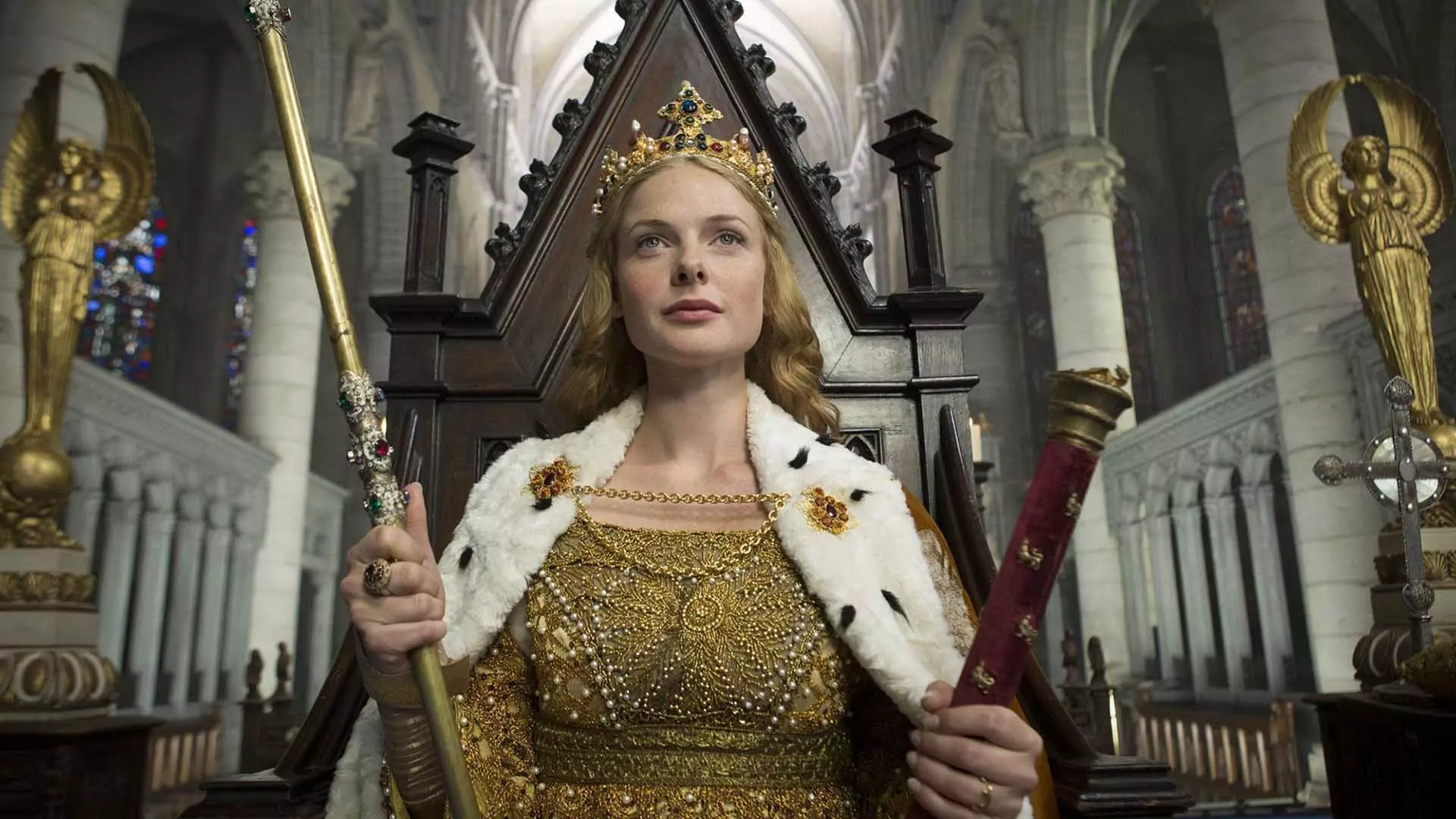 شخصیت اصلی سریال The White Queen روی تخت پادشاهی