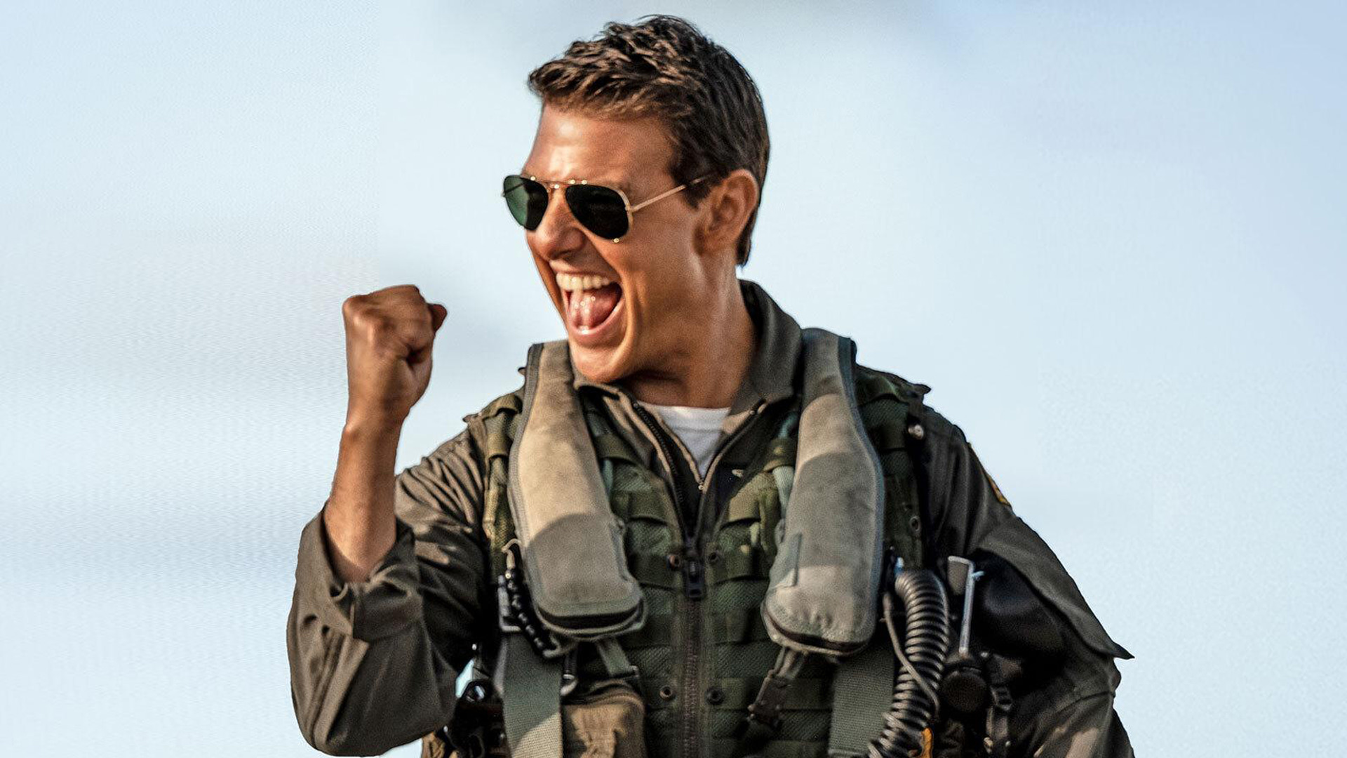 تام کروز خوشحالی خود را در فیلم Top Gun Maverick ابراز می کند