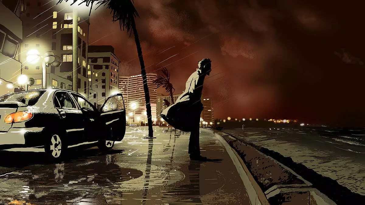شخصیت انیمیشن والس با بشیر- شب هنگام زیر باران