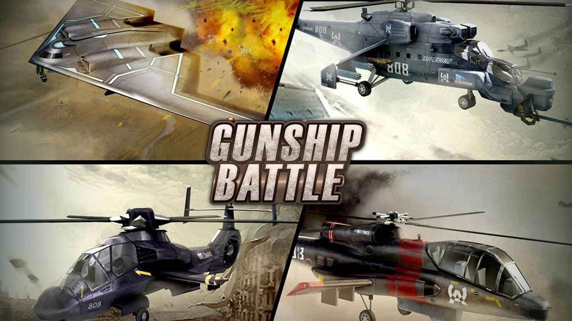 بازی اندروید GUNSHIP BATTLE: Helicopter 3D
