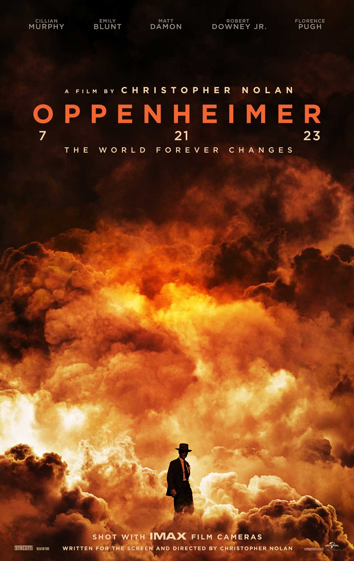 پدر بمب اتم در کنار انفجار بزرگ در اولین پوستر فیلم اوپنهایمر، اثر جدید کریستوفر نولان
