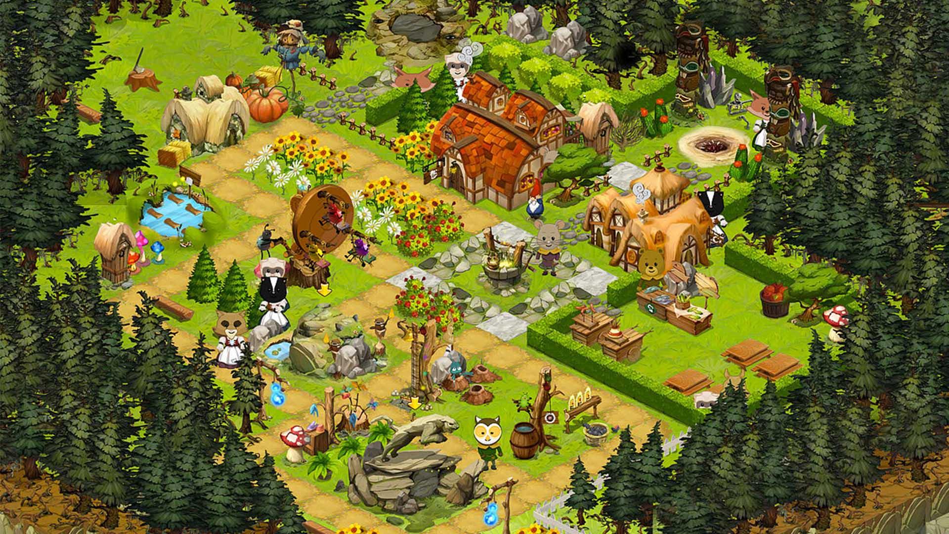 مزرعه در بازی Ravenwood Fair