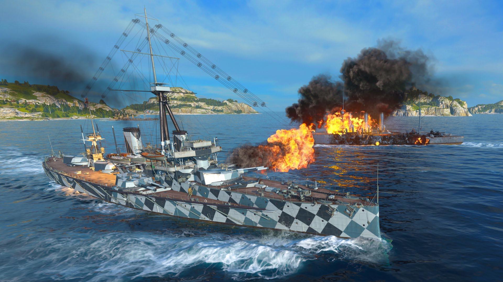 نبرد کشتی‌ها در بازی World of Warships