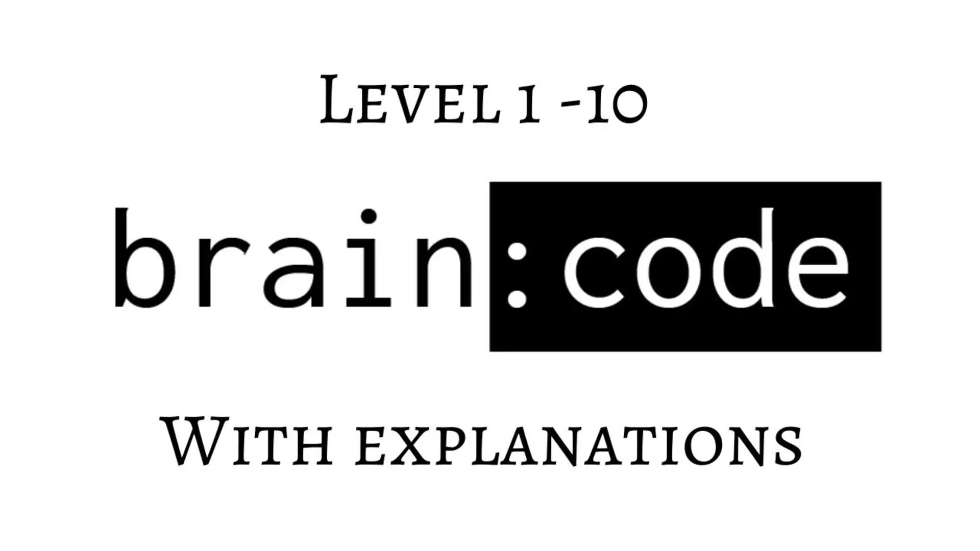Code brains