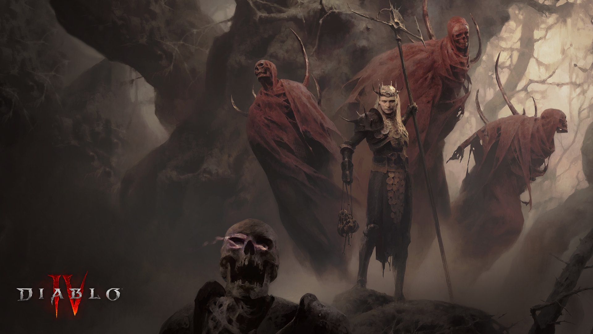 اسکلت‌ها و روح مردگان در بازی Diablo 4