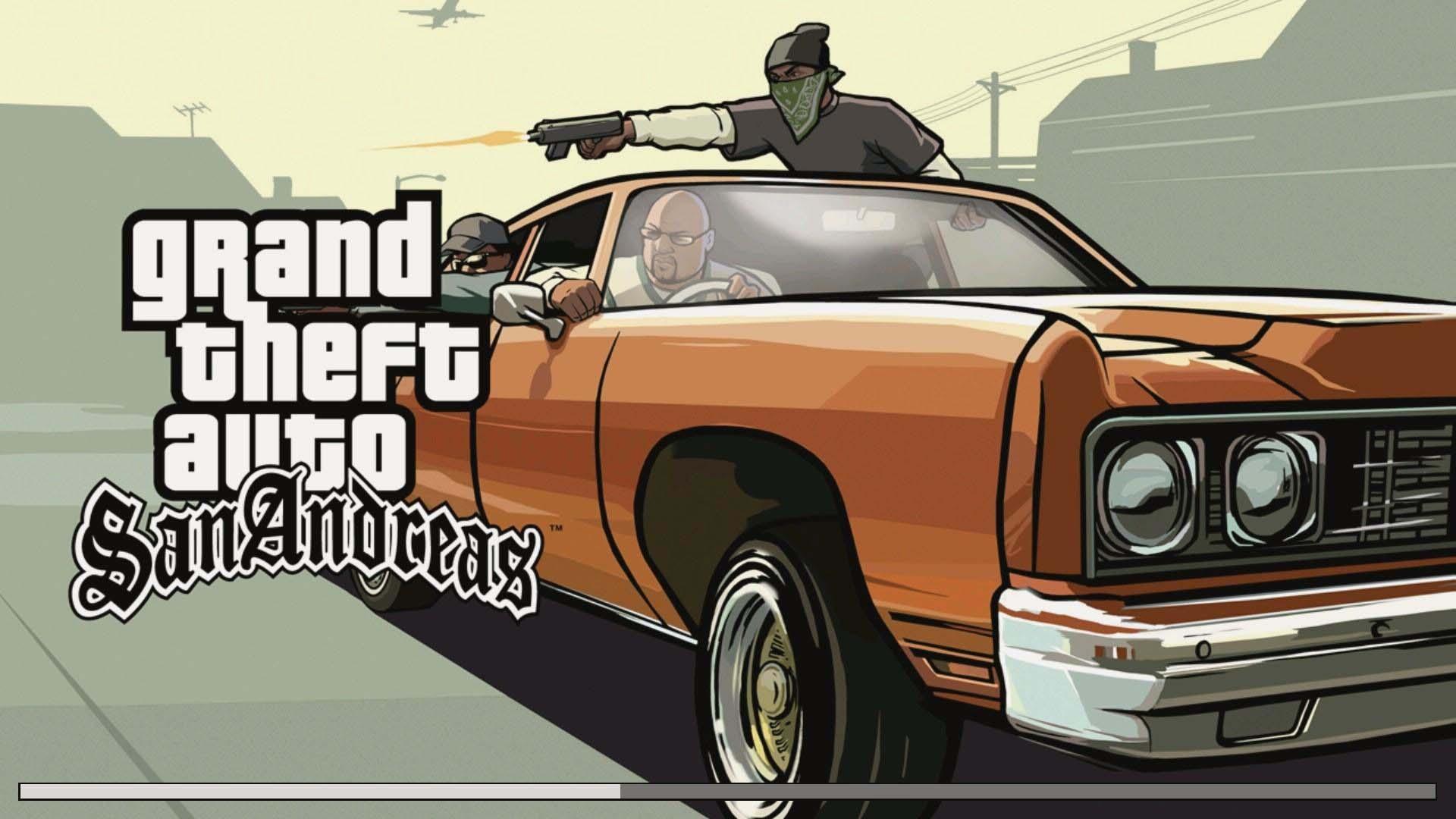 تعقیب خودرو در بازی Grand Theft Auto: San Andreas