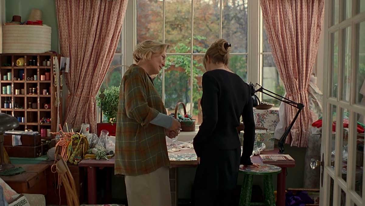 مریل استریپ در نقش مادر پیر رو به فوت در فیلم One True Thing