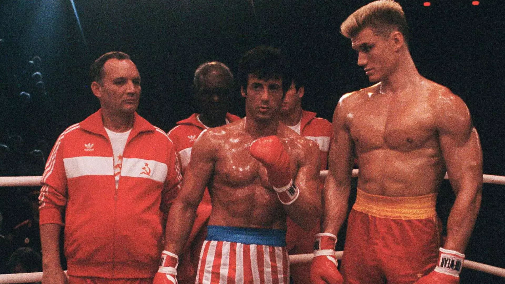 دعوای راکی ​​و دراگو در فیلم Rocky IV