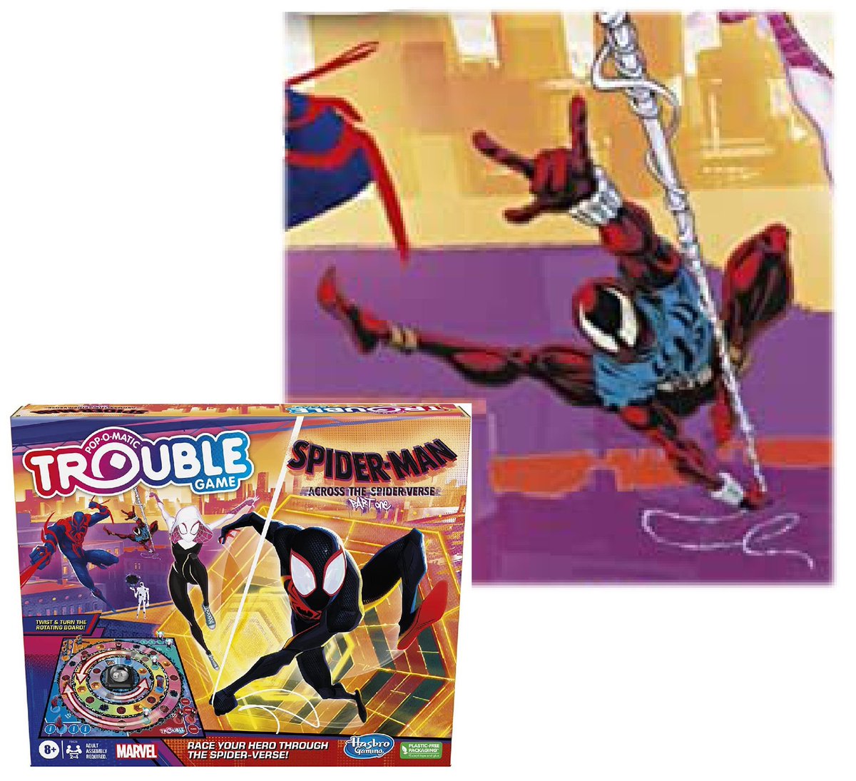 حضور اسکارلت اسپایدر در اسباب بازی مرتبط با انیمیشن Spider-Man: Across the Spider-Verse