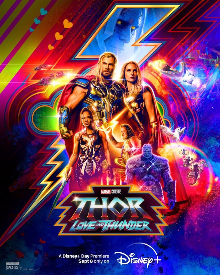 پوستر نسخه دیزنی پلاس فیلم Thor: Love and Thunder