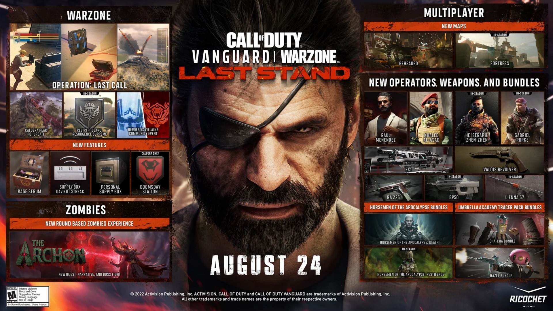 تاریخ شروع فصل نهایی Call of Duty Vanguard و Warzone 