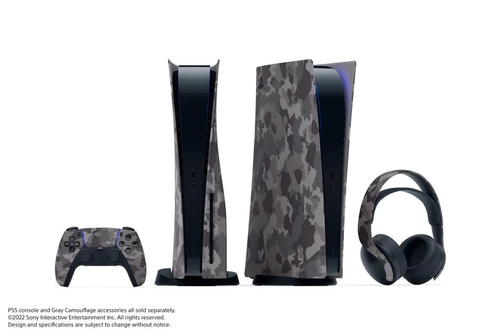  رنگبندی Gray Camouflage مجموعه لوازم جانبی PS5 