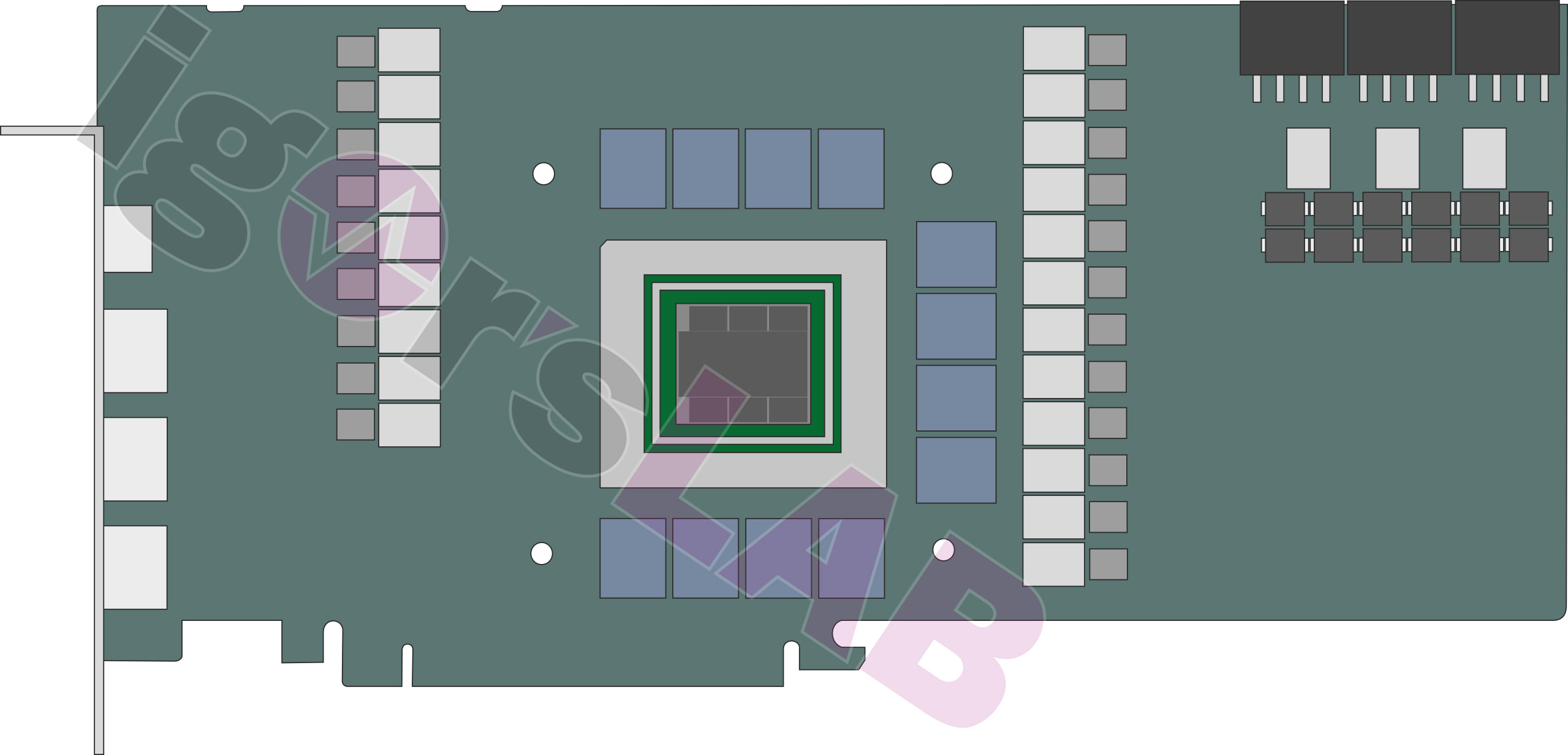 PCB کارت گرافیک AMD Radeon RX 7900XT