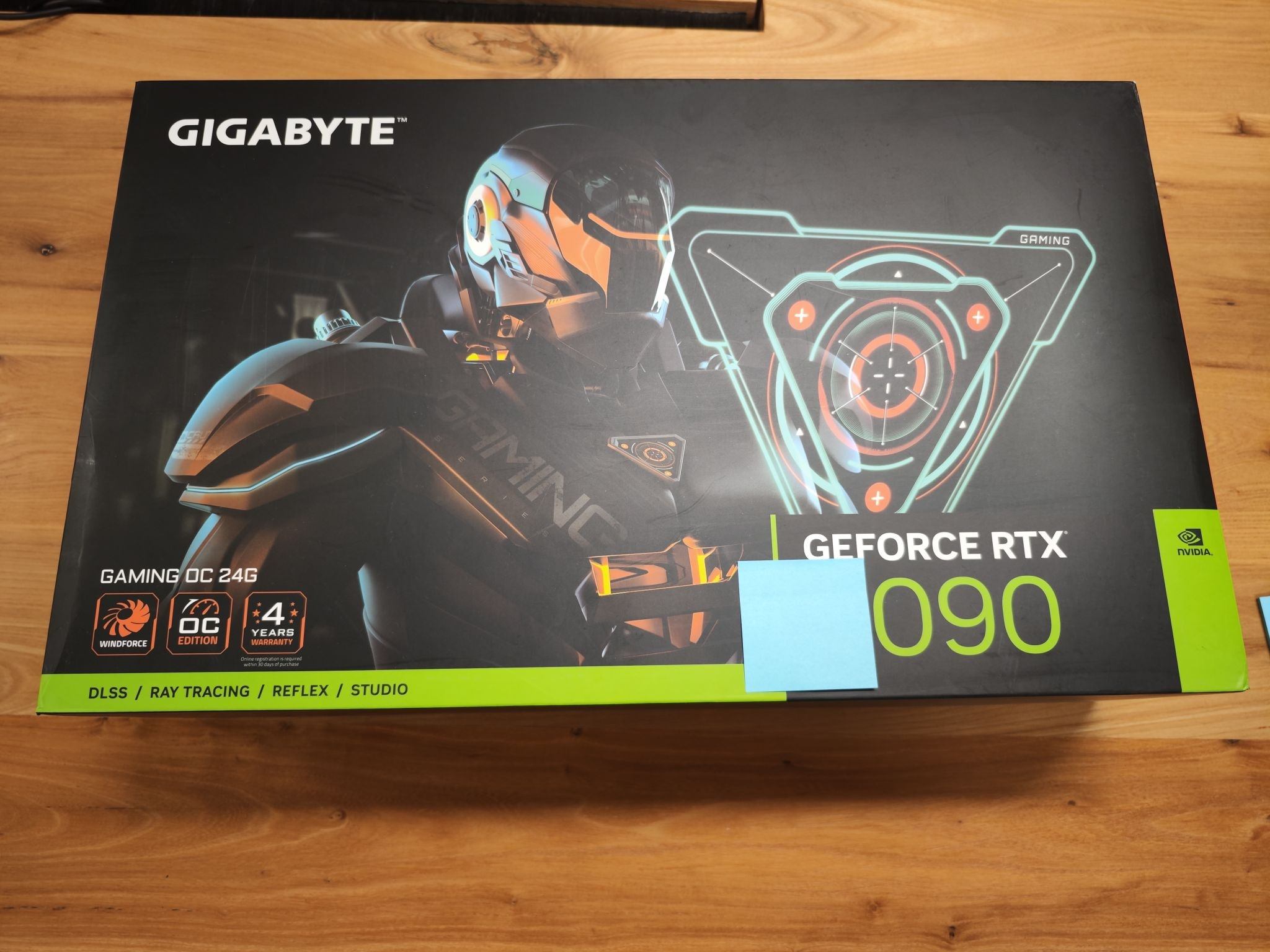 جعبه کارت گرافیک Gigabyte RTX 4090 GAMING OC