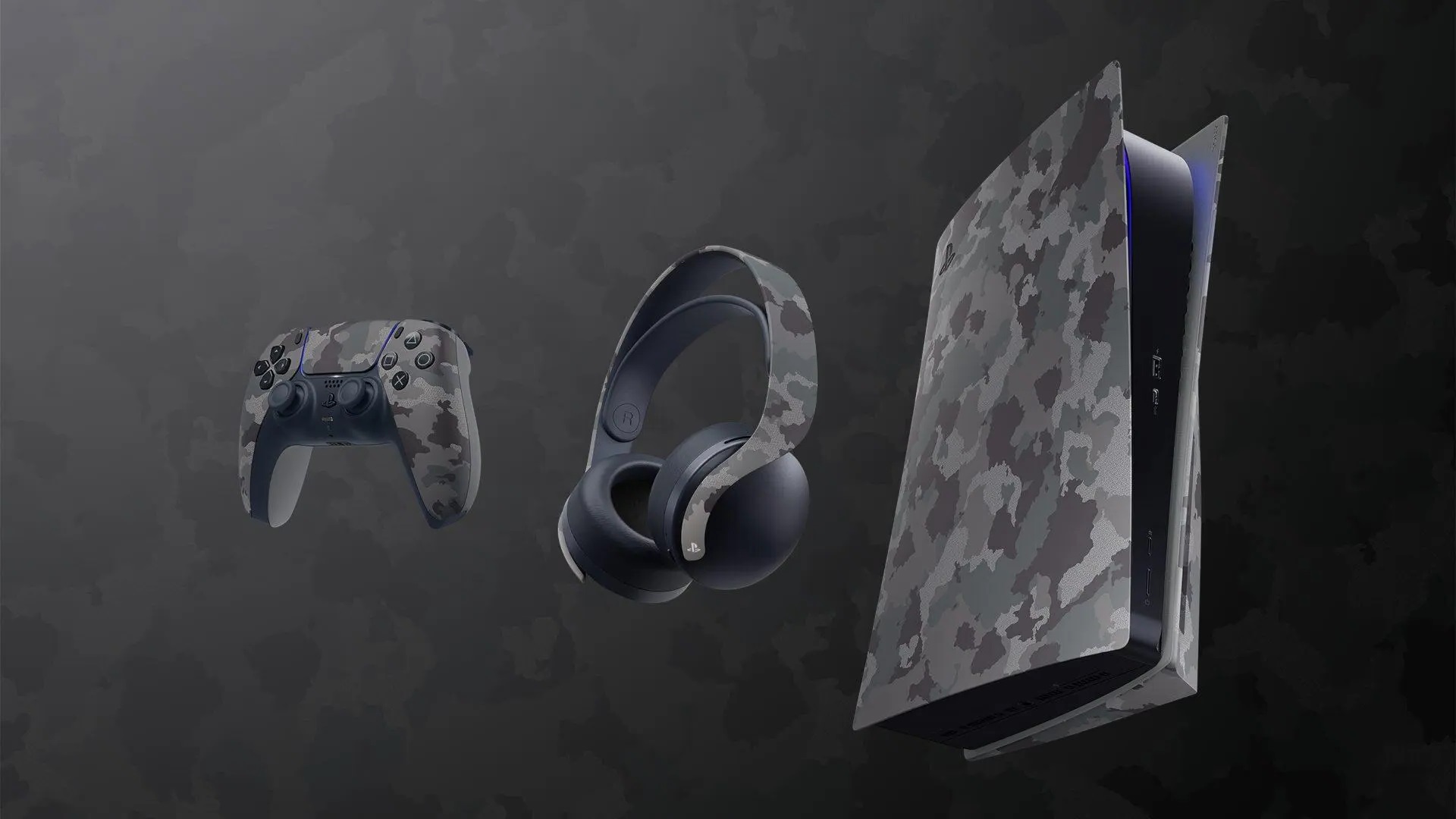 اضافه شدن طرح رنگی Gray Camouflage به مجموعه لوازم جانبی PS5