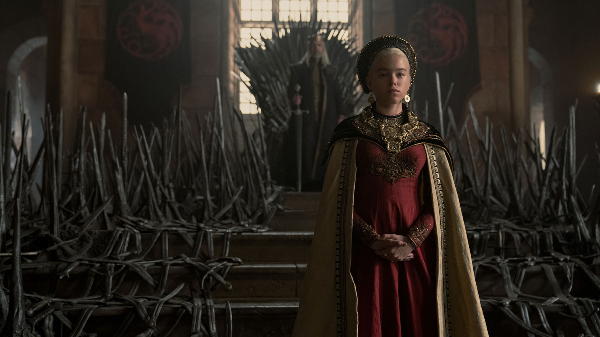رینیرا به عنوان جانشین پادشاه انتخاب می‌شود سریال خاندان اژدها