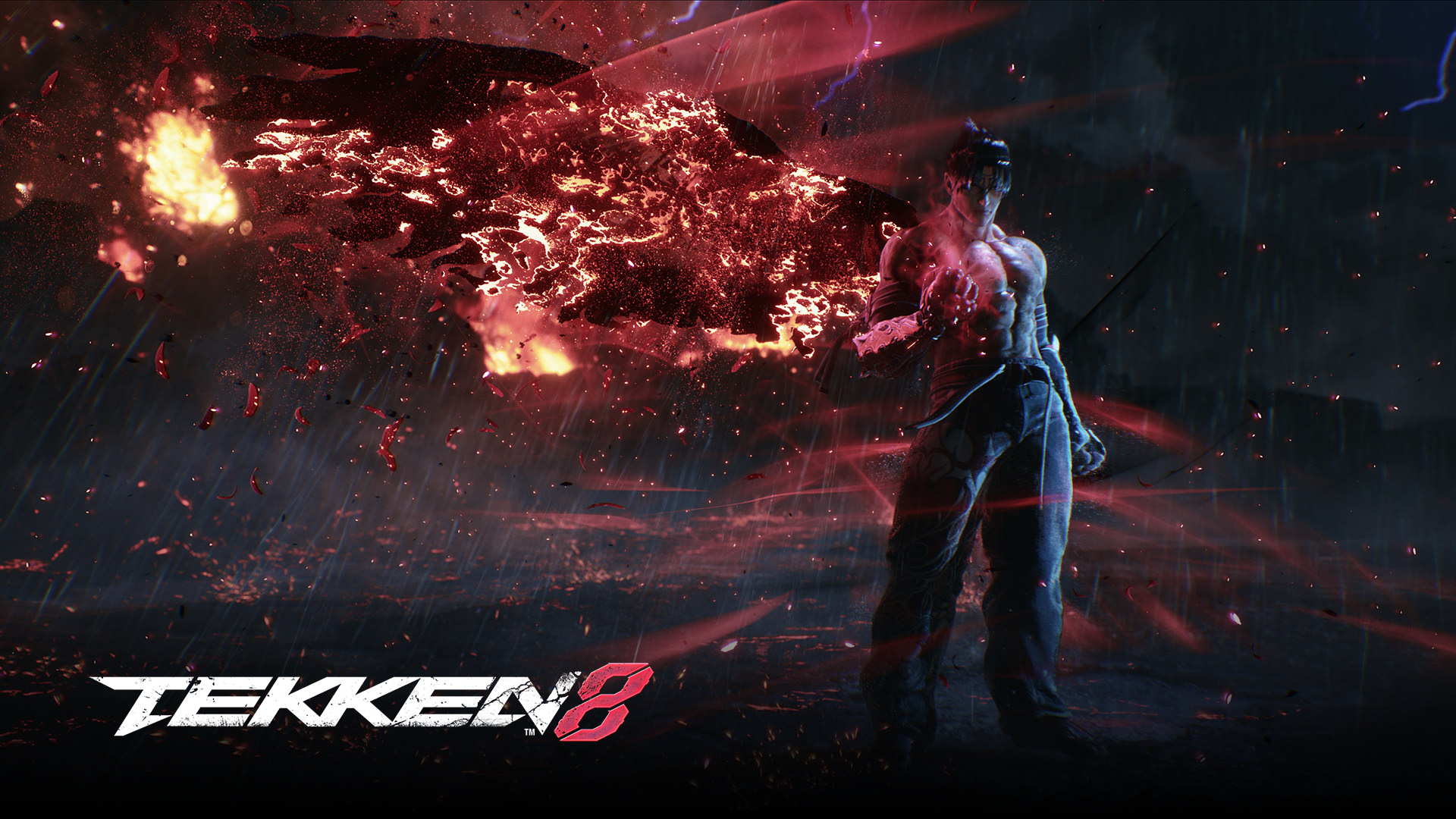 دویل جین در کنار لوگوی Tekken 8