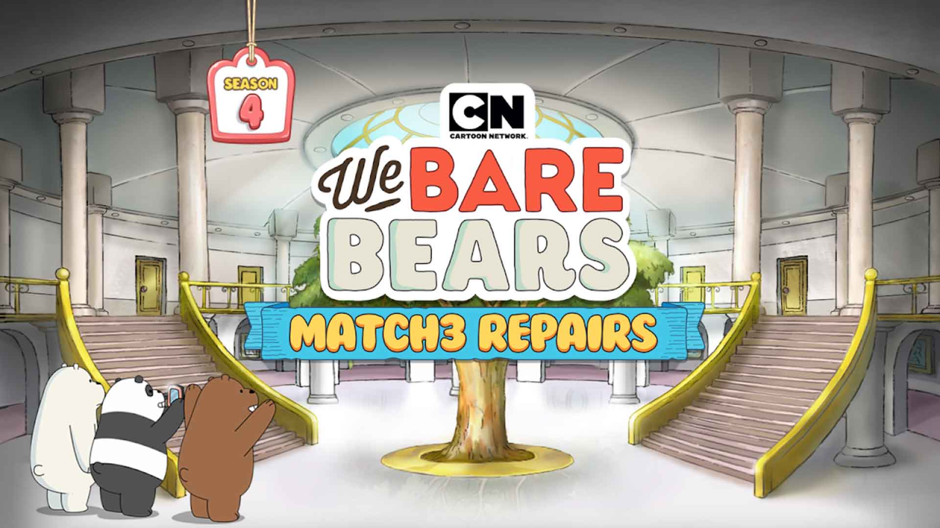 بازی اندروید We Bare Bears Match3 Repairs