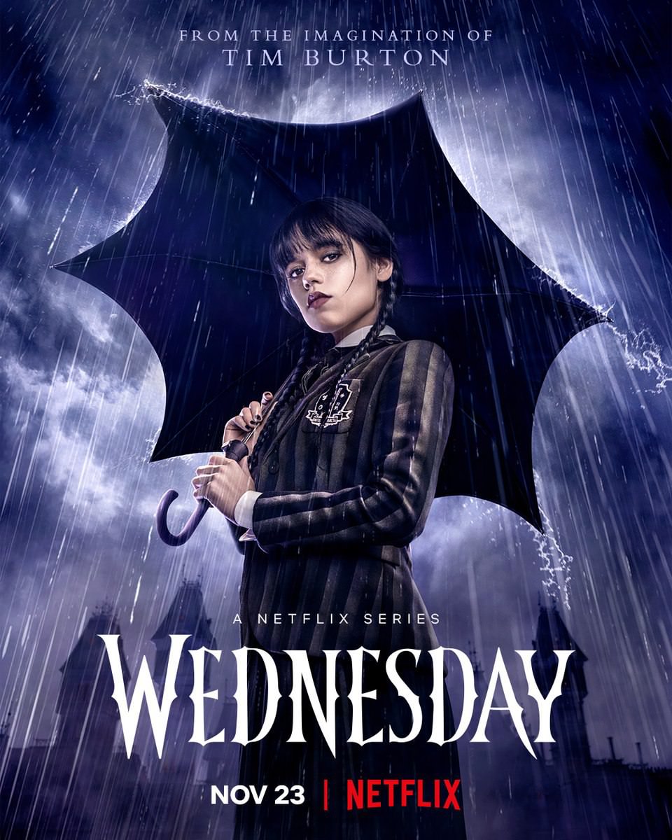 اولین پوستر سریال Wednesday