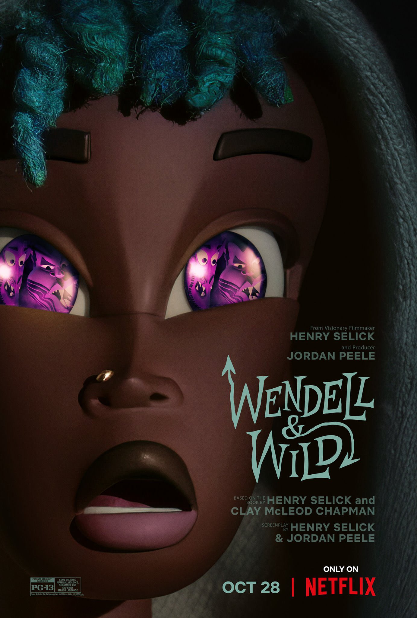 اولین پوستر انیمیشن Wendell and Wild