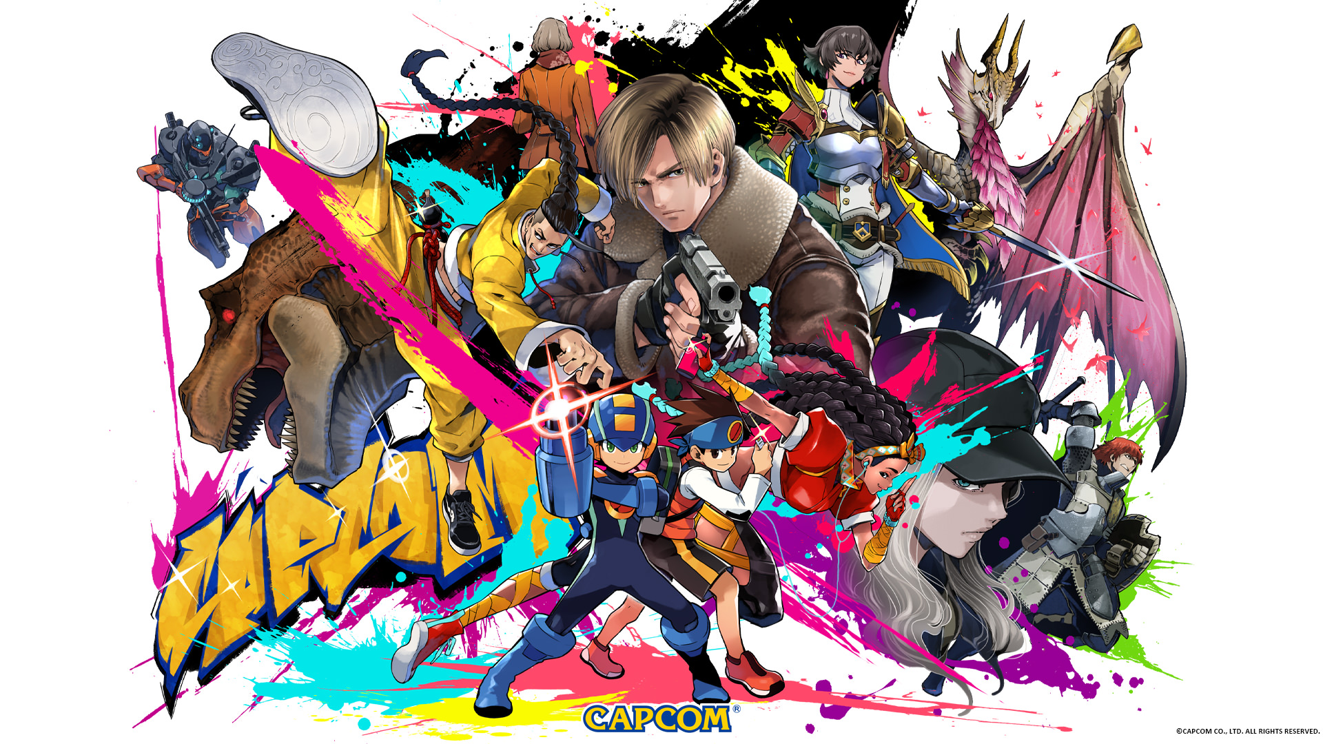 تصاویر پس زمینه شخصیت های مختلف Capcom در نظرسنجی پایان سال 2022