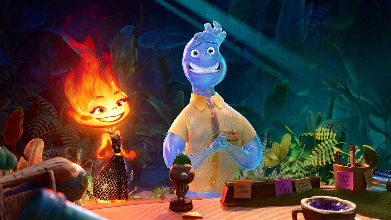 پسر آبی و دختر آتشین در انیمیشن Elemental، اثر جدید پیکسار و یکی از مورد انتظارترین فیلم های سال ۲۰۲۳