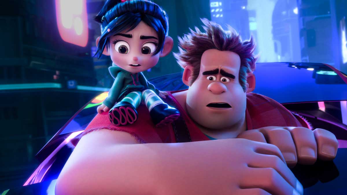 انیمیشن رالف اینترنت را خراب می‌کند، اثر شرکت Disney (دیزنی) با محوریت یک دختر کوچک و دوست بزرگ او