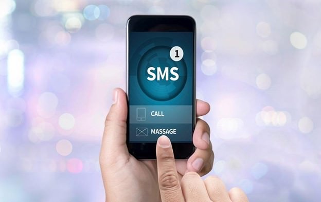 ارسال پیامک روی موبایلی با مارک SMS