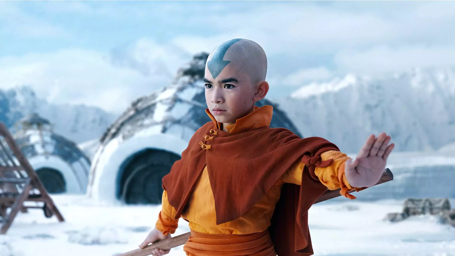 Aang در سریال نتفلیکس آواتار: آخرین هواساز