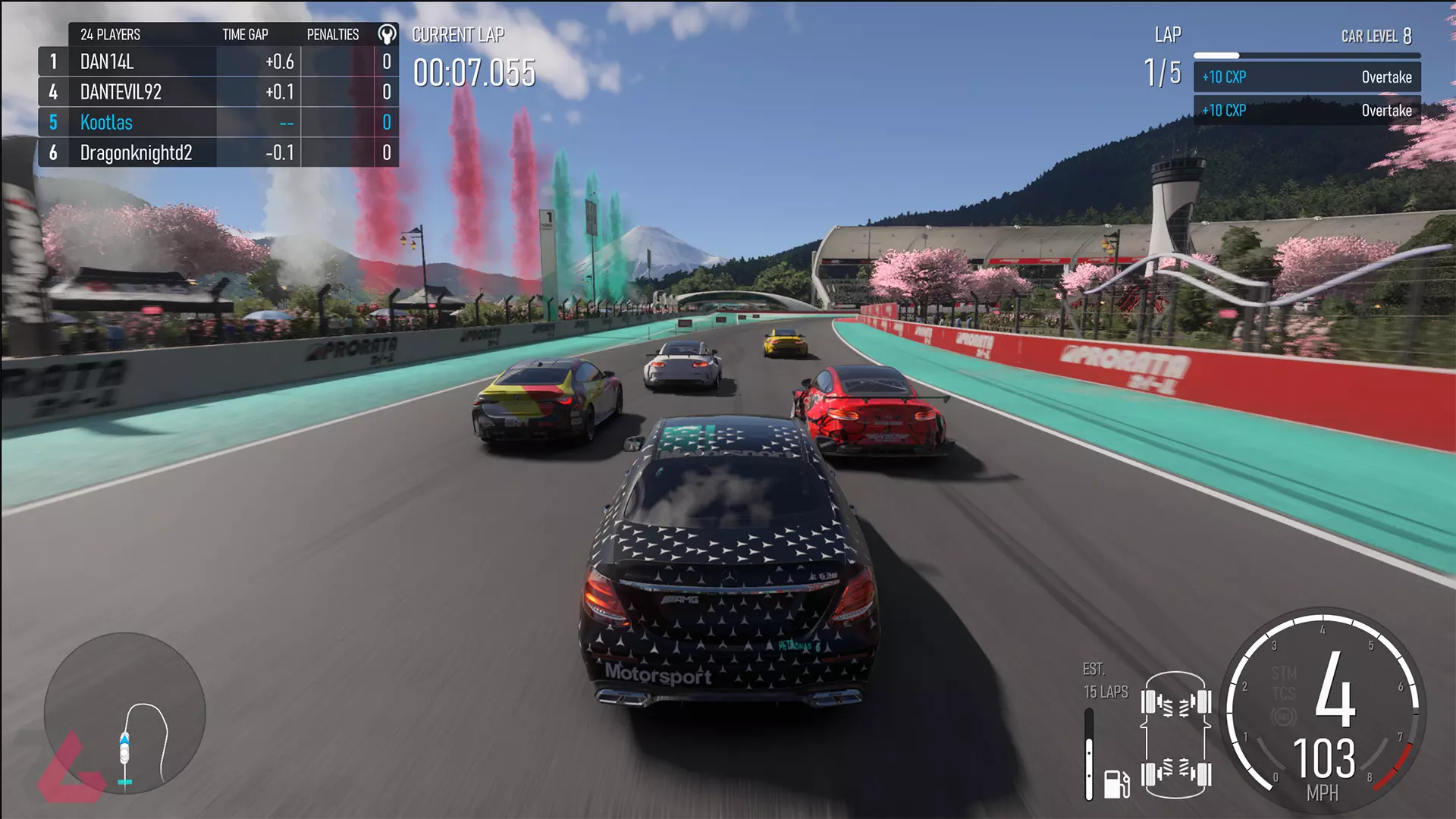 مسابقه در روز با مرسدس بنز در بازی Forza Motorsport