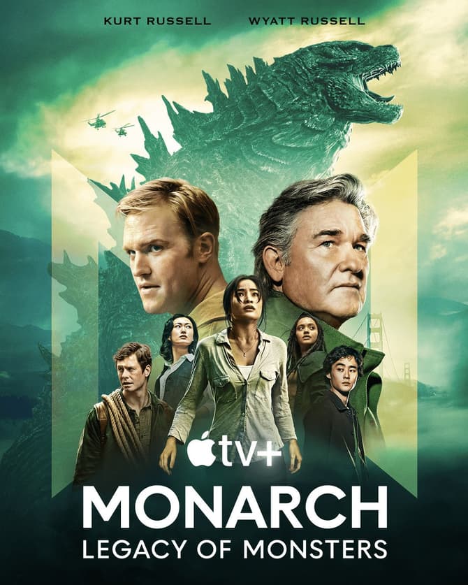 گودزیلا در پوستر جدید سریال Monarch: Legacy of Monsters
