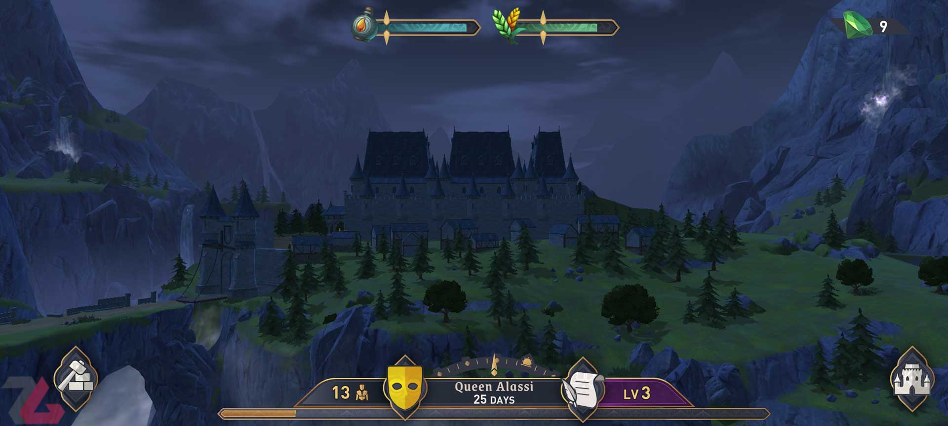 نمای بیرونی قلعه بازی The Elder Scrolls: Castles