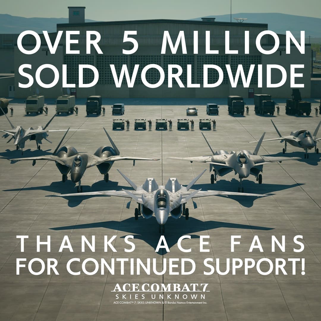 فروش 5 میلیونی بازی Ace Combat 7: Skies Unknown