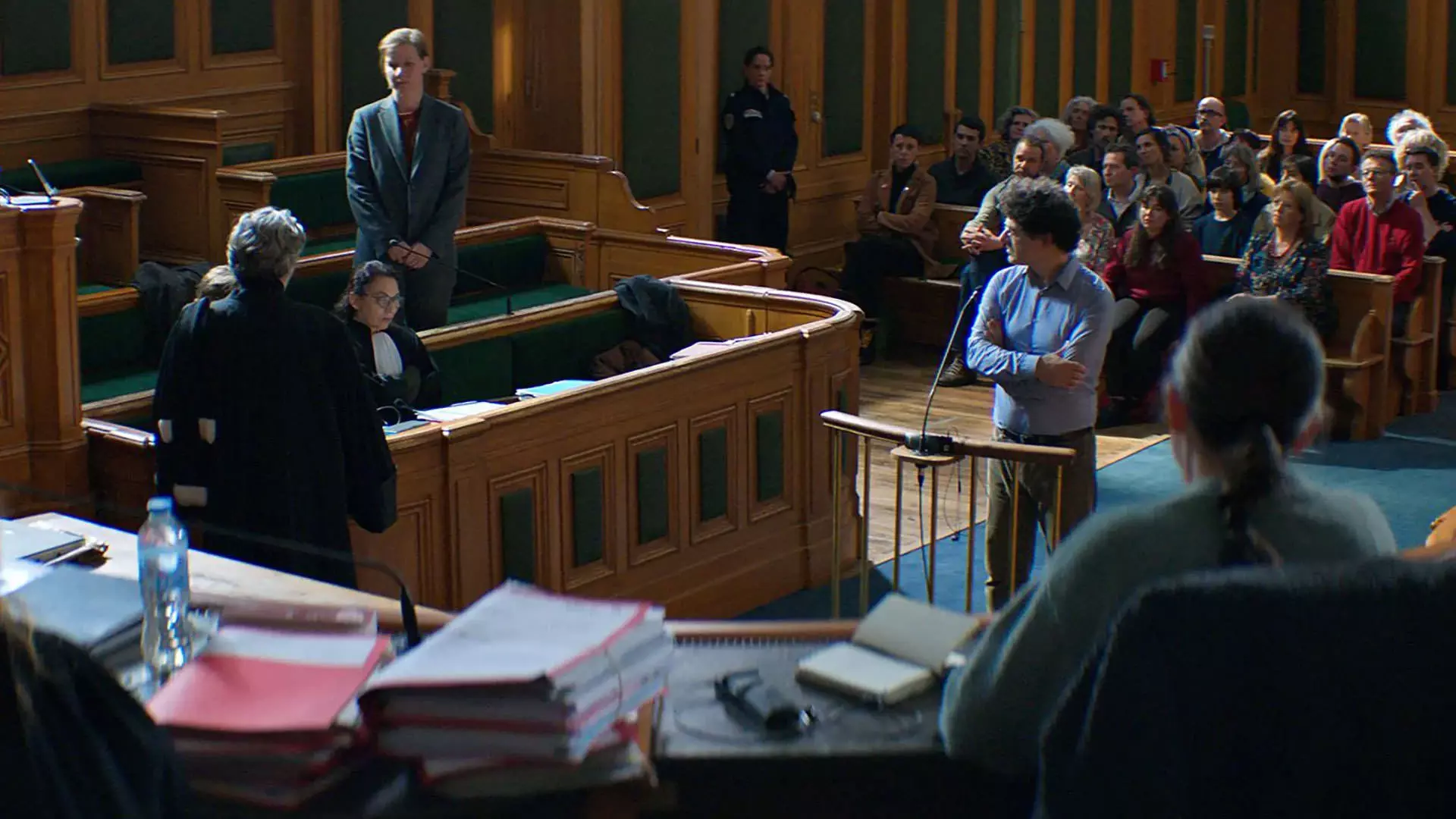 نمایی از یک دادگاه در فیلم آناتومی یک سقوط به کارگردانی ژوستین تریه