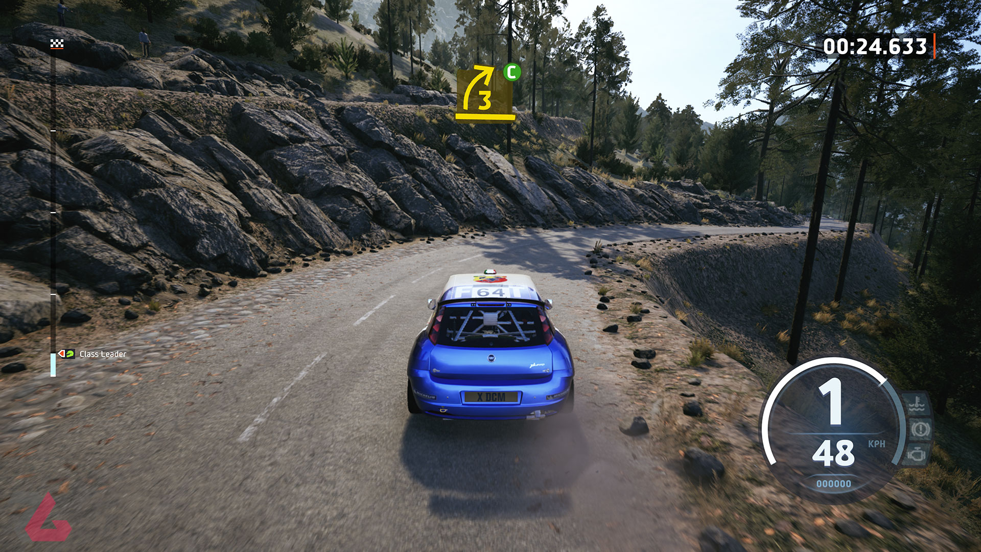 مسابقه در محیط کوهستانی بازی EA Sports WRC