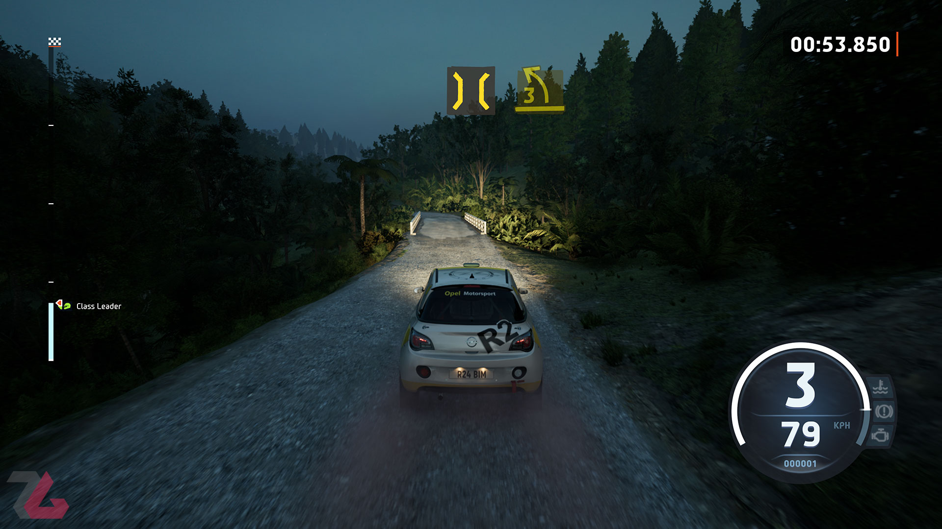 مسابقه در شب بازی EA Sports WRC
