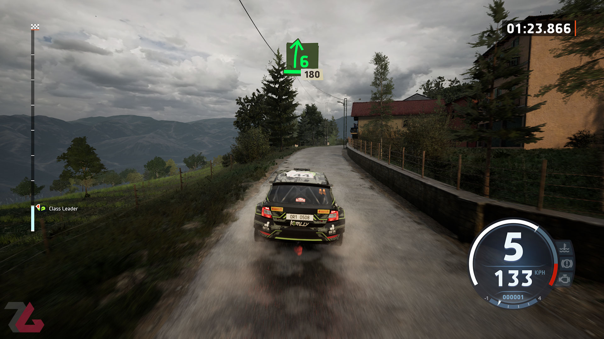 مسابقه در شرایط بارونی بازی EA Sports WRC