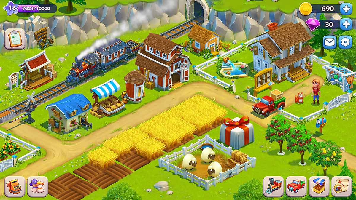 بازی مزرعه‌داری Golden Farm