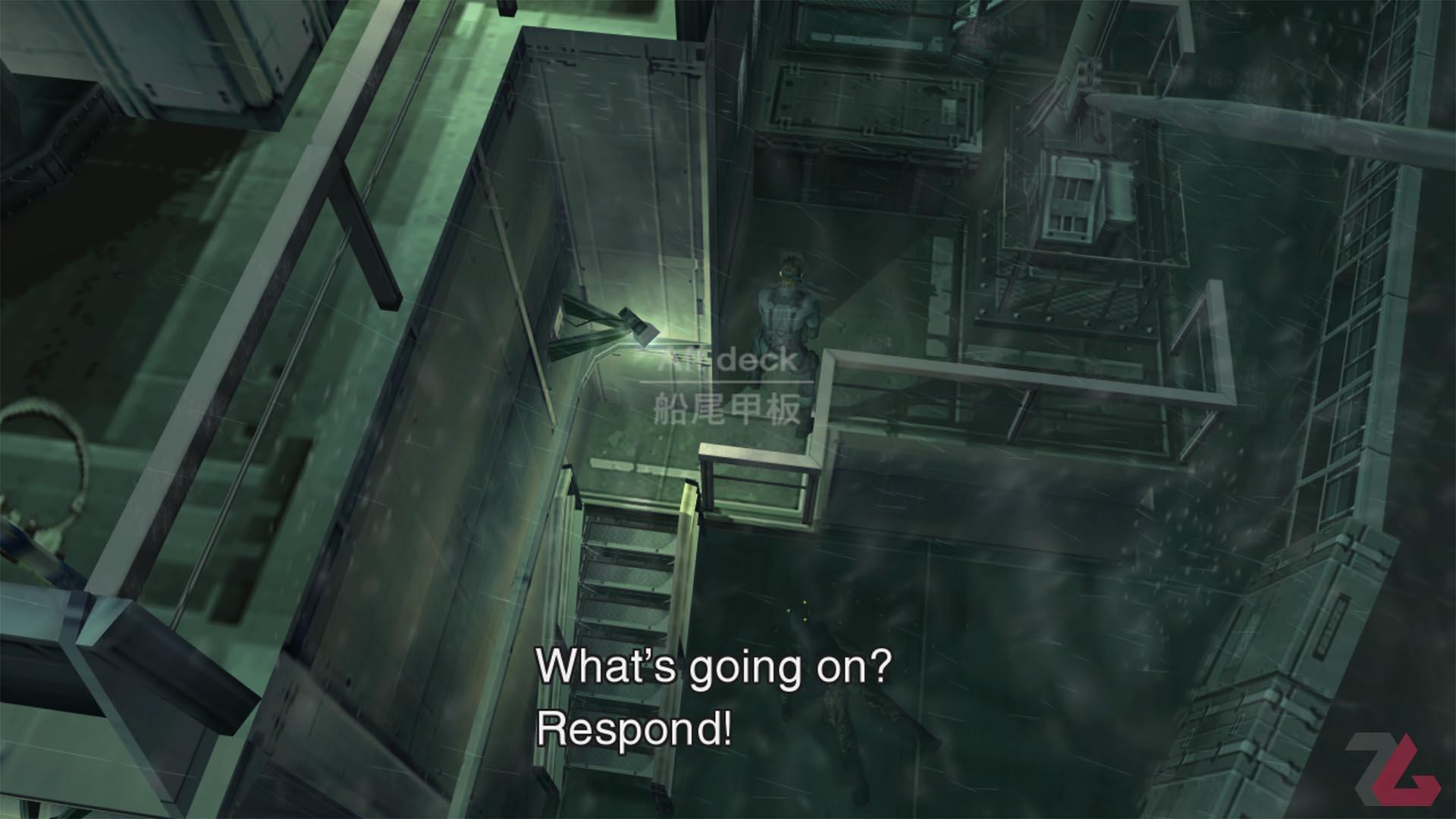 گیم پلی Metal Gear Solid 2 در بازی Metal Gear Solid: Master Collection