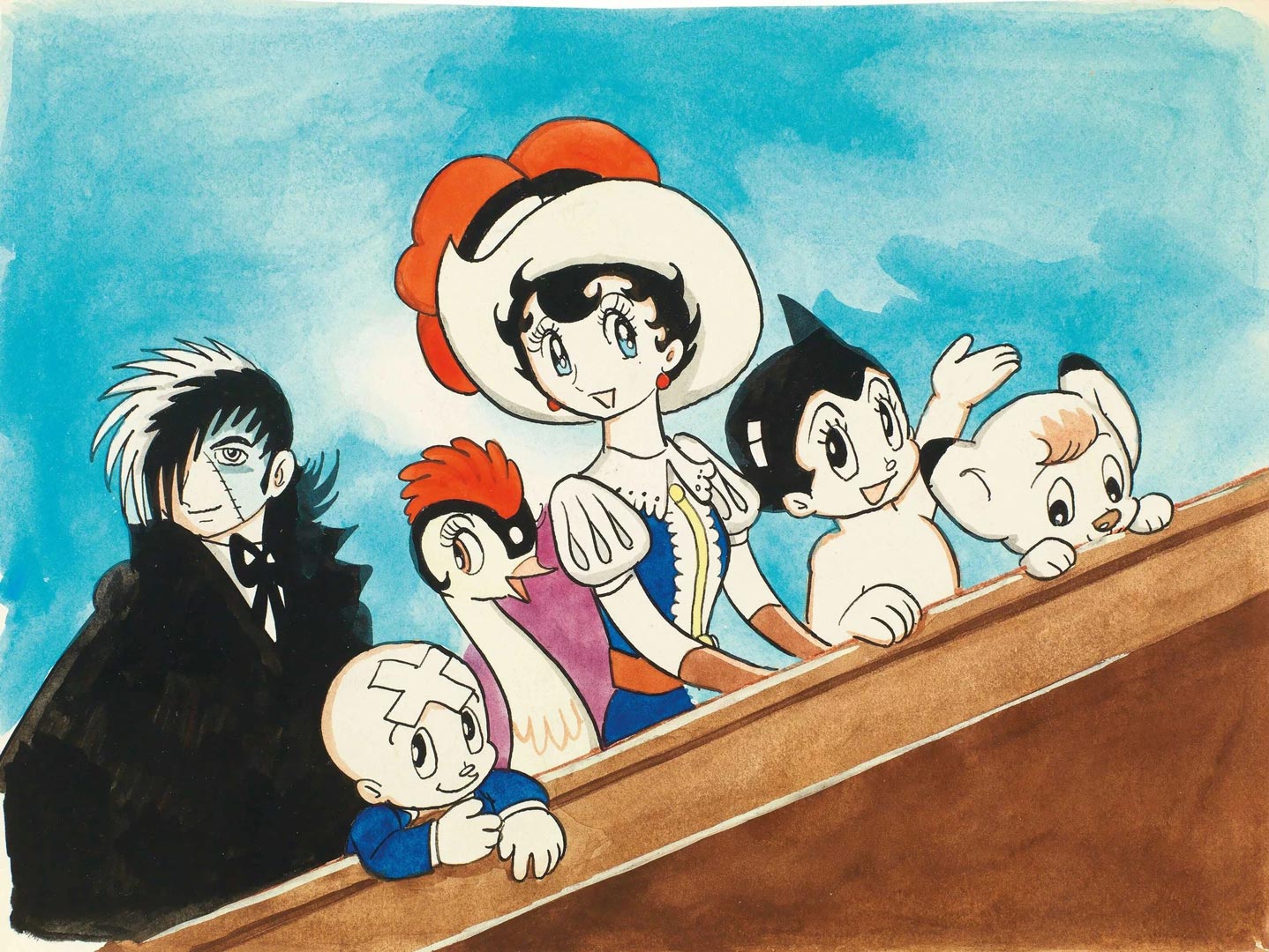 شخصیتهای اصلی آثار اوسامو تزوکا مثل کیمبا و آسترو بوی