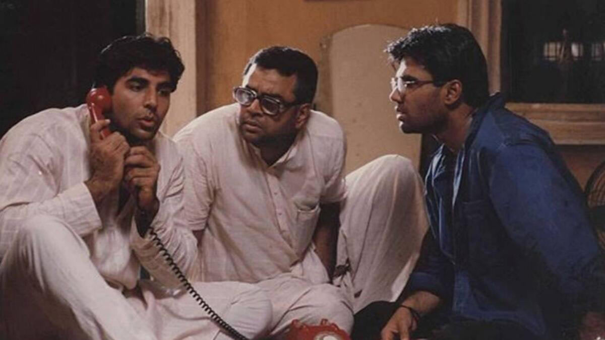 آکشای کومار پارش راوال و سونیل شتی در فیلم کلک در کلک