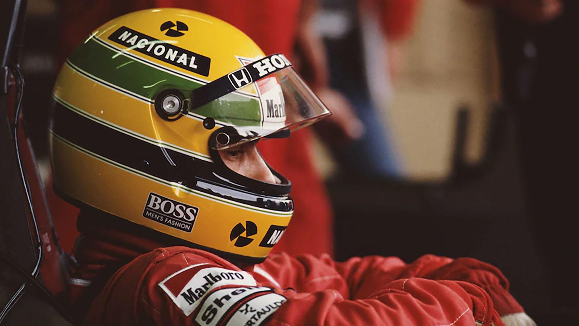 صحنه‌ای از مستند Senna که آیرتون سنا در فکر است