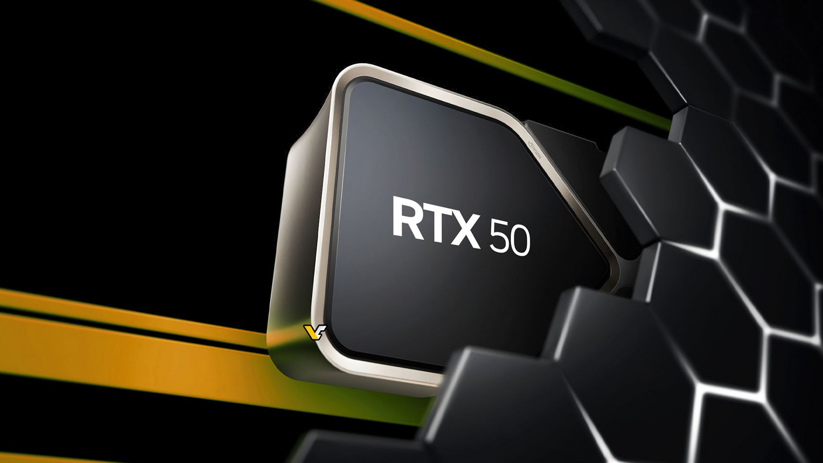 آرم جعلی سری NVIDIA RTX 50 