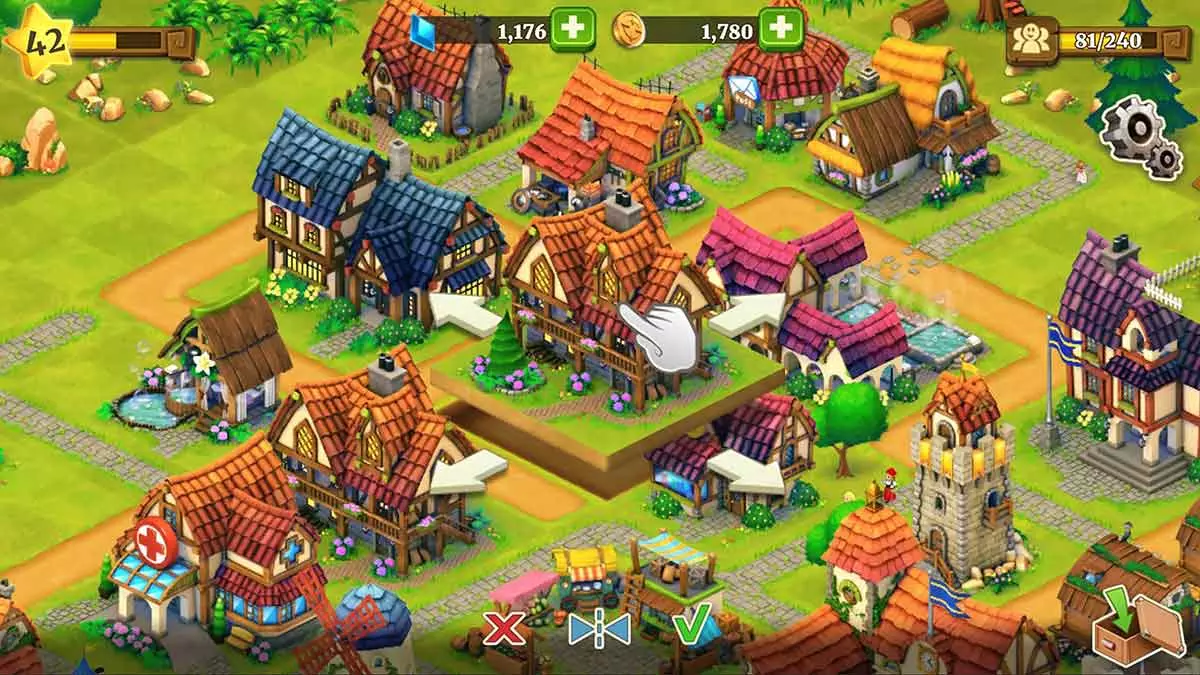 بازی اندروید و مزرعه‌داری Town Village: Farm Build City