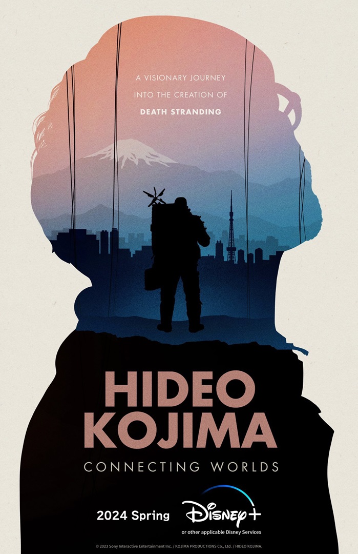 پوستر مستند Connecting Worlds درباره هیدئو کوجیما