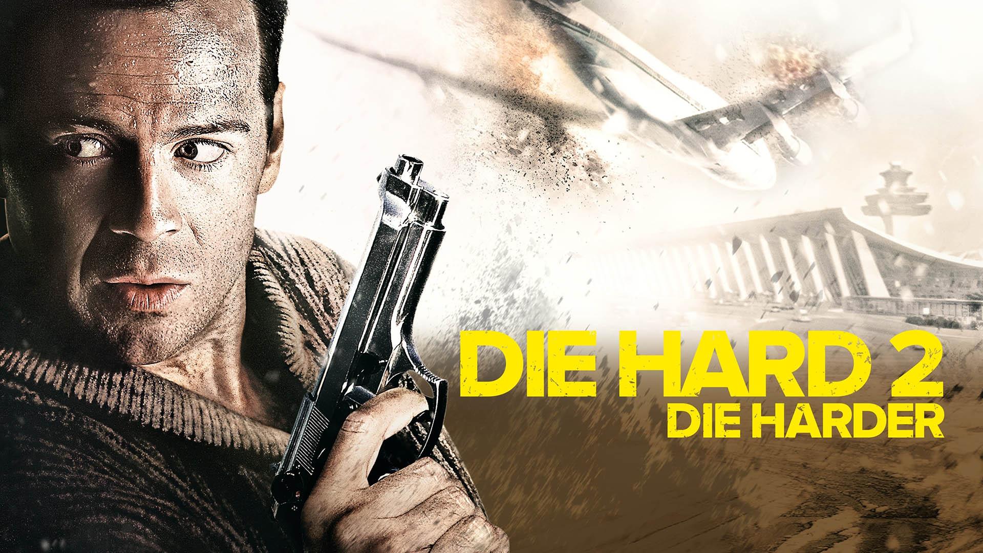 بروس ویلیس در پوستر فیلم Die Hard 2