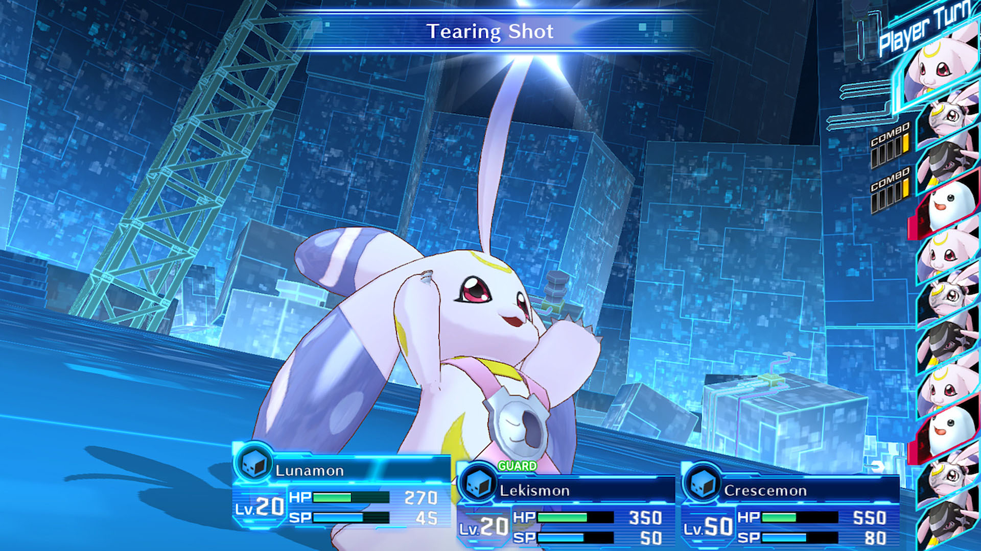 کاراکتر Lunamon در بازی Digimon Story Cyber Sleuth
