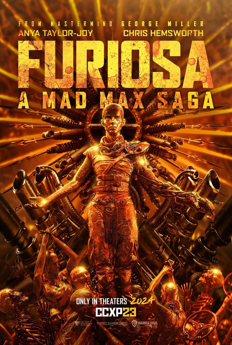 ستایش آنیا تیلور جوی در نقش امپراتور فوریوسا در اولین پوستر فیلم Furiosa: A Mad Max Saga