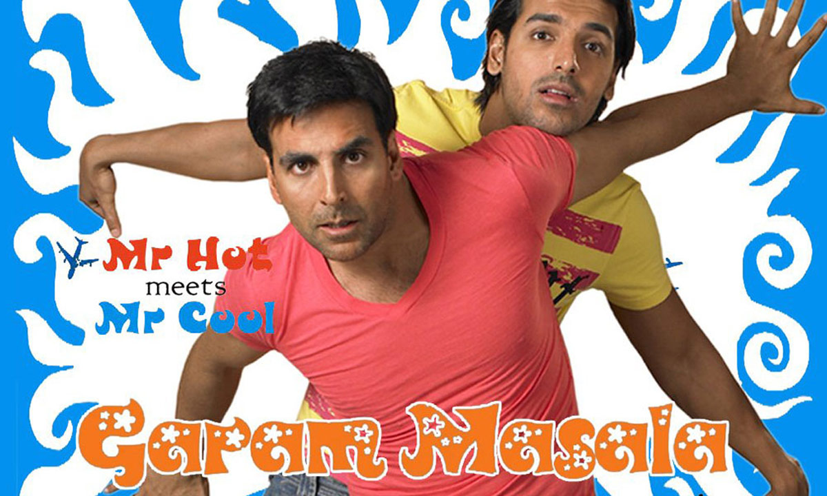 Akshay Kumar et John Abraham dans le film Spicy Masala